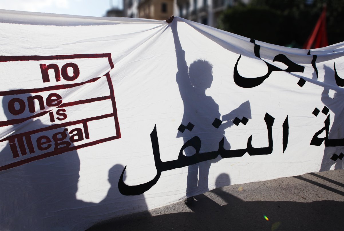Protesta en Túnez, por Leona Goldstein